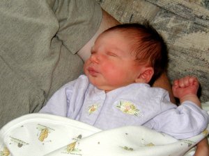 The day the Girl came home from the hospital.