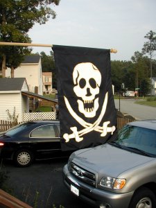 My husband's flag.